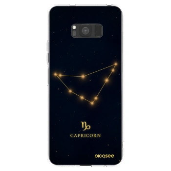Picasee átlátszó szilikon tok az alábbi mobiltelefonokra Samsung Galaxy S8 G950F - CAPRICORN