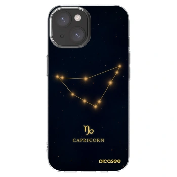 Picasee átlátszó szilikon tok az alábbi mobiltelefonokra Apple iPhone 15 - CAPRICORN