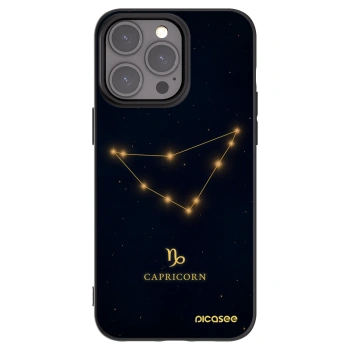 Picasee fekete szilikon tok az alábbi mobiltelefonokra Apple iPhone 15 Pro Max - CAPRICORN