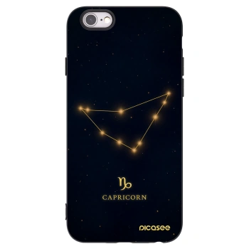 Picasee fekete szilikon tok az alábbi mobiltelefonokra Apple iPhone 6/6S - CAPRICORN