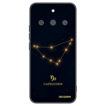 Picasee fekete szilikon tok az alábbi mobiltelefonokra Realme 11 Pro+ - CAPRICORN