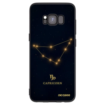 Picasee fekete szilikon tok az alábbi mobiltelefonokra Samsung Galaxy S8 G950F - CAPRICORN