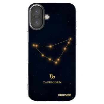Picasee átlátszó szilikon tok az alábbi mobiltelefonokra Apple iPhone 16 Plus - CAPRICORN