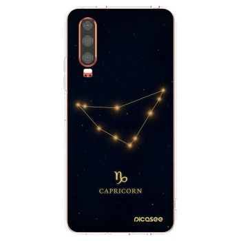 Picasee átlátszó szilikon tok az alábbi mobiltelefonokra Huawei P30 - CAPRICORN