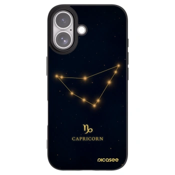 Picasee fekete szilikon tok az alábbi mobiltelefonokra Apple iPhone 17 - CAPRICORN