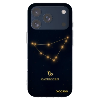 Picasee átlátszó szilikon tok az alábbi mobiltelefonokra Apple iPhone 17 Pro - CAPRICORN