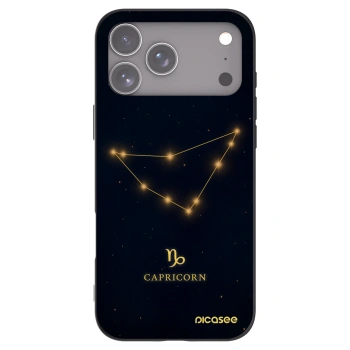 Picasee fekete szilikon tok az alábbi mobiltelefonokra Apple iPhone 17 Pro Max - CAPRICORN