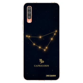 Picasee átlátszó szilikon tok az alábbi mobiltelefonokra Samsung Galaxy A70 A705F - CAPRICORN