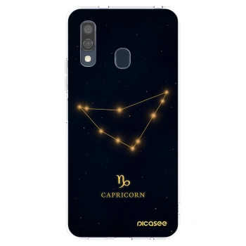 Picasee átlátszó szilikon tok az alábbi mobiltelefonokra Samsung Galaxy A40 A405F - CAPRICORN