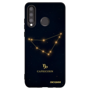 Picasee fekete szilikon tok az alábbi mobiltelefonokra Huawei P30 Lite - CAPRICORN
