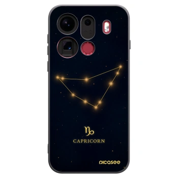 Picasee fekete szilikon tok az alábbi mobiltelefonokra OPPO Find X9 Pro - CAPRICORN