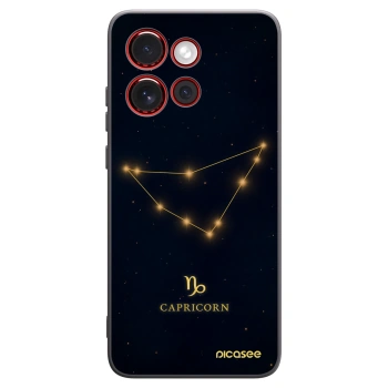 Picasee fekete szilikon tok az alábbi mobiltelefonokra Motorola Edge 60 Neo 5G - CAPRICORN
