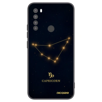 Picasee fekete szilikon tok az alábbi mobiltelefonokra Xiaomi Redmi Note 8 - CAPRICORN