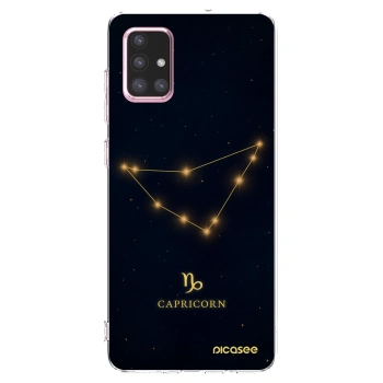 Picasee átlátszó szilikon tok az alábbi mobiltelefonokra Samsung Galaxy A71 A715F - CAPRICORN