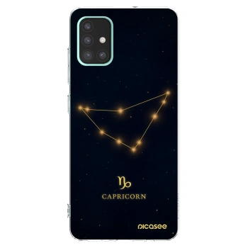 Picasee átlátszó szilikon tok az alábbi mobiltelefonokra Samsung Galaxy A51 A515F - CAPRICORN