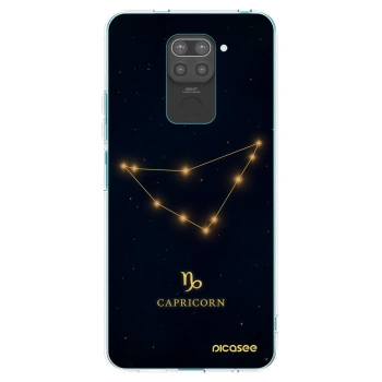Picasee fekete szilikon tok az alábbi mobiltelefonokra Xiaomi Redmi Note 9 - CAPRICORN