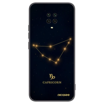 Picasee fekete szilikon tok az alábbi mobiltelefonokra Xiaomi Redmi Note 9S - CAPRICORN