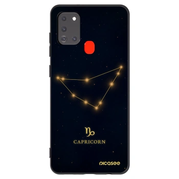 Picasee fekete szilikon tok az alábbi mobiltelefonokra Samsung Galaxy A21s - CAPRICORN