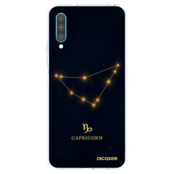 Picasee átlátszó szilikon tok az alábbi mobiltelefonokra Samsung Galaxy A30s A307F - CAPRICORN