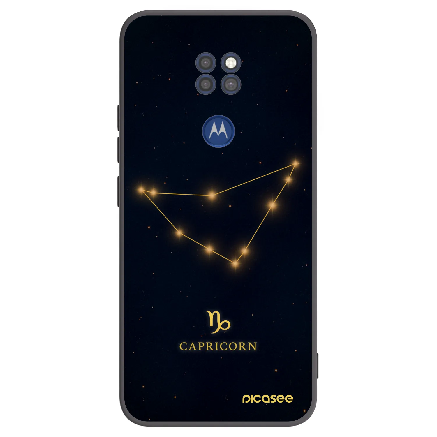 Picasee fekete szilikon tok az alábbi mobiltelefonokra Motorola Moto G9 Play - CAPRICORN