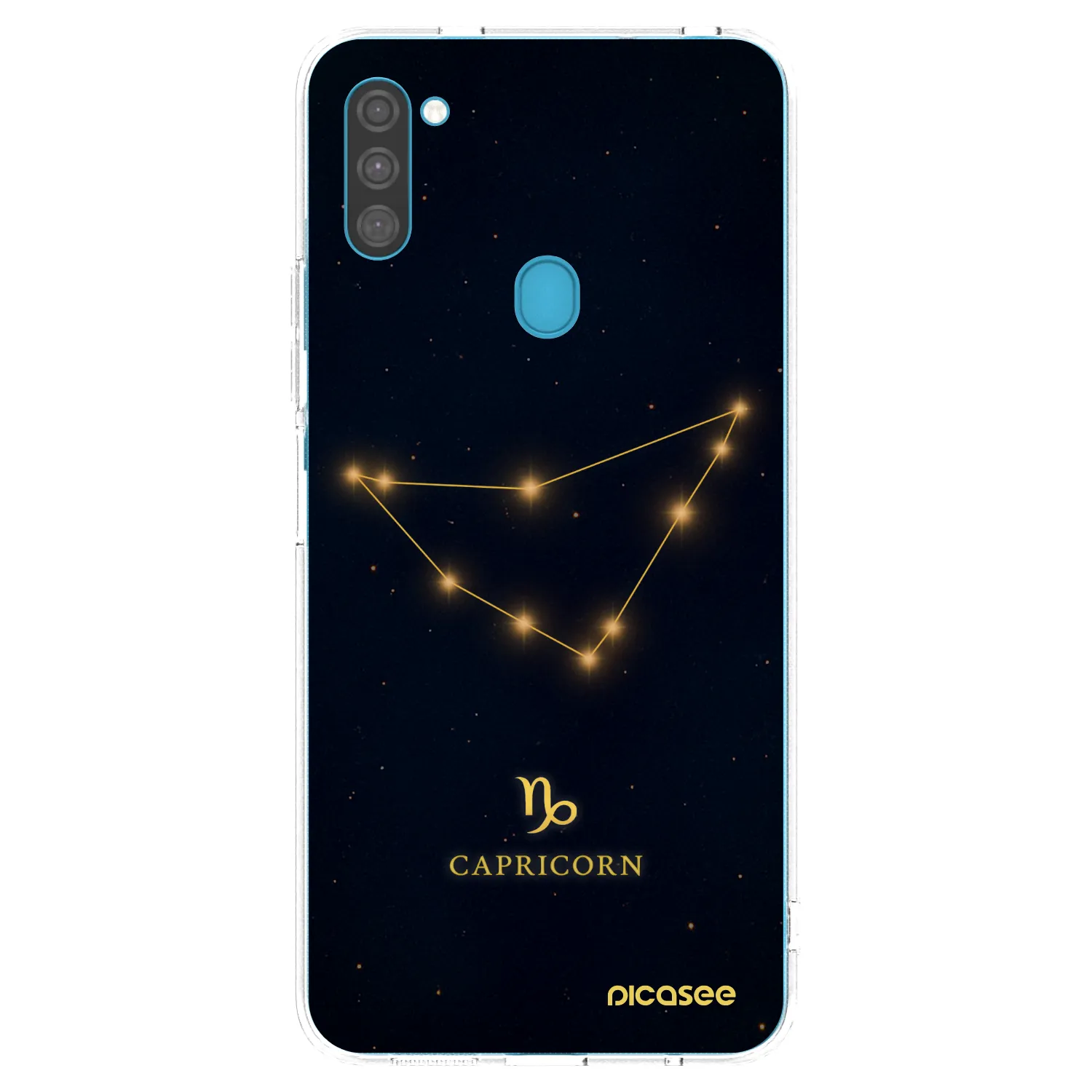 Picasee átlátszó szilikon tok az alábbi mobiltelefonokra Samsung Galaxy M11 - CAPRICORN