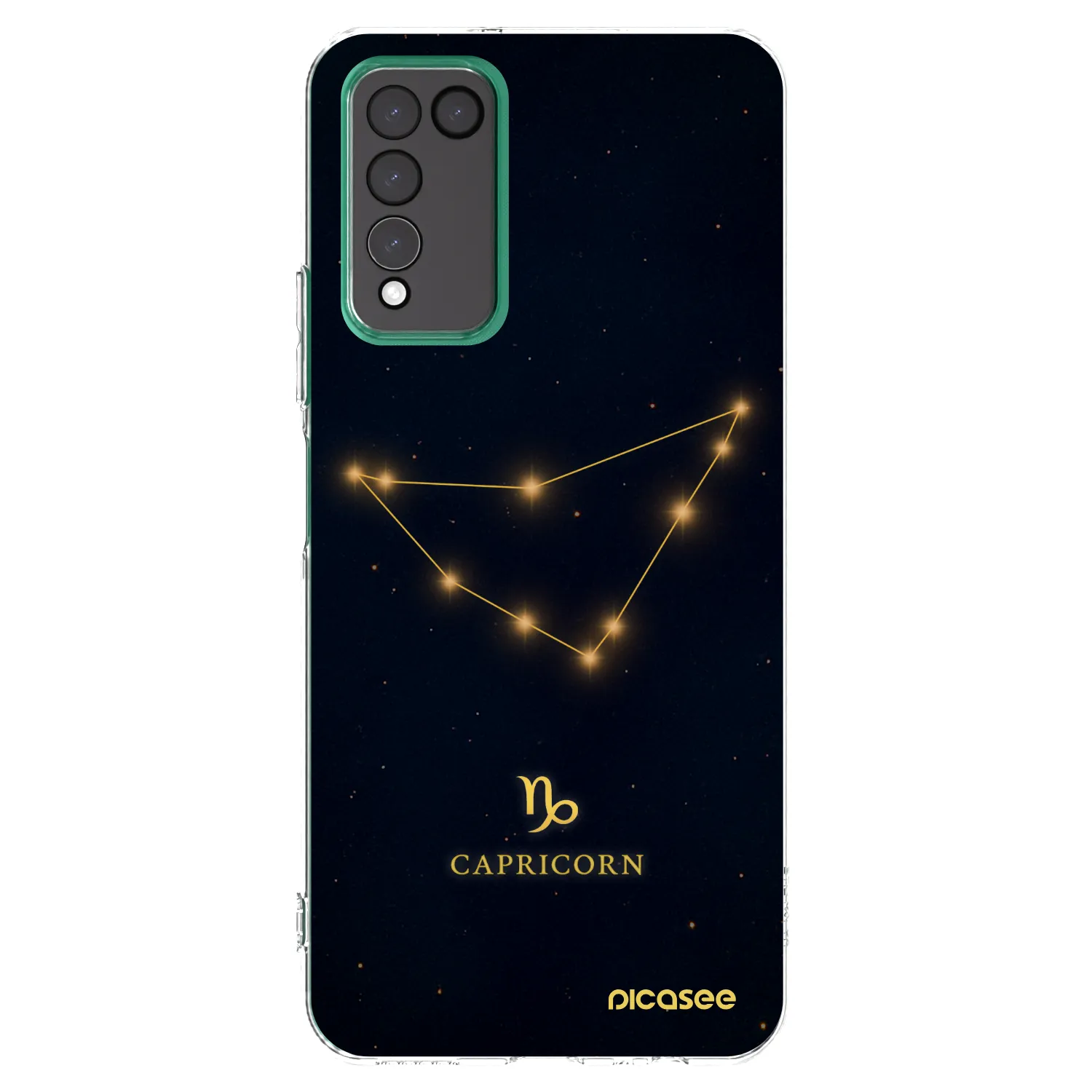 Picasee átlátszó szilikon tok az alábbi mobiltelefonokra Honor 10X Lite - CAPRICORN
