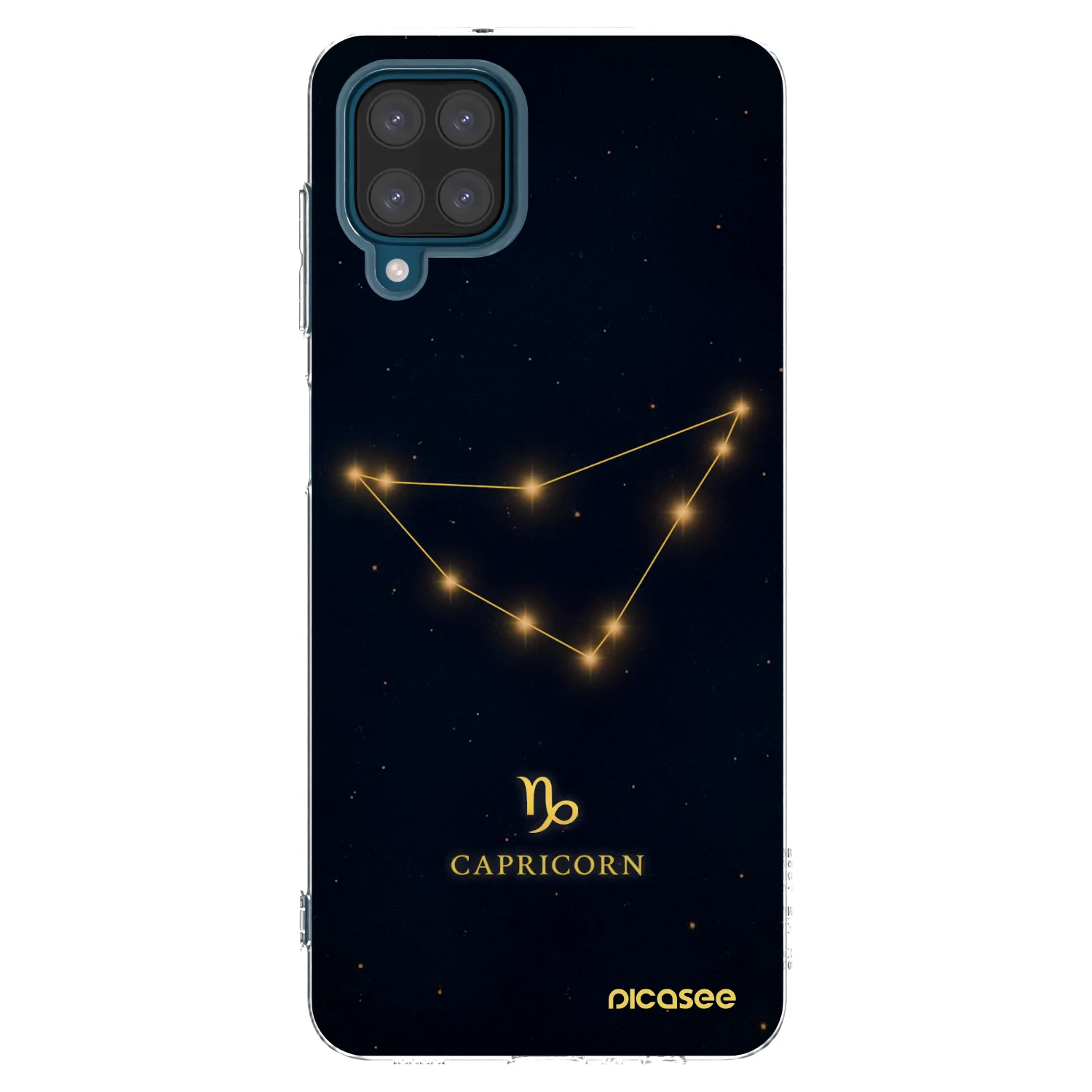 Picasee átlátszó szilikon tok az alábbi mobiltelefonokra Samsung Galaxy A12 A125F - CAPRICORN