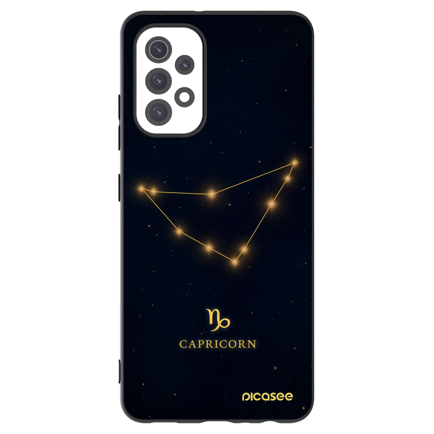 Picasee fekete szilikon tok az alábbi mobiltelefonokra Samsung Galaxy A32 5G A326B - CAPRICORN