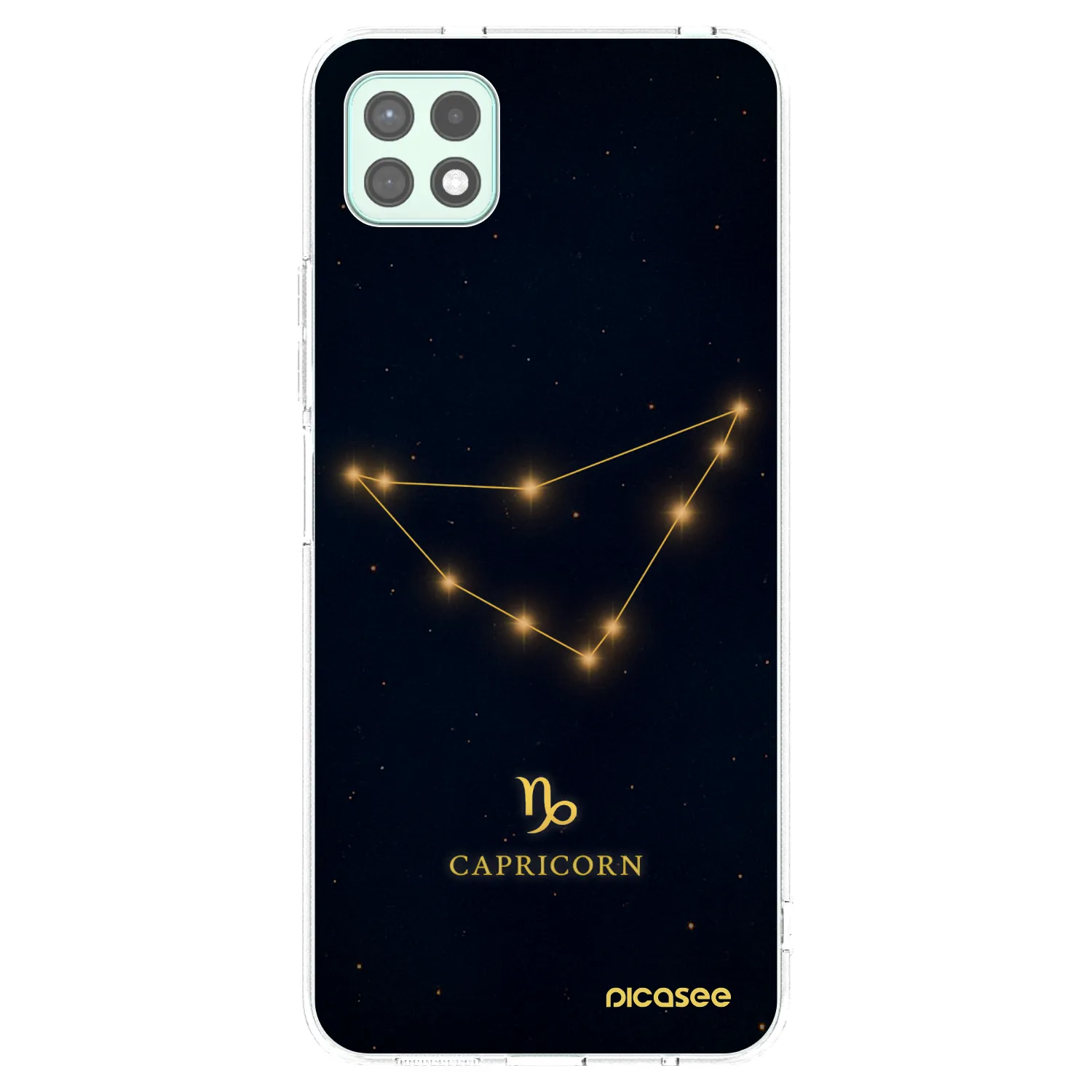 Picasee átlátszó szilikon tok az alábbi mobiltelefonokra Samsung Galaxy A22 A226B 5G - CAPRICORN