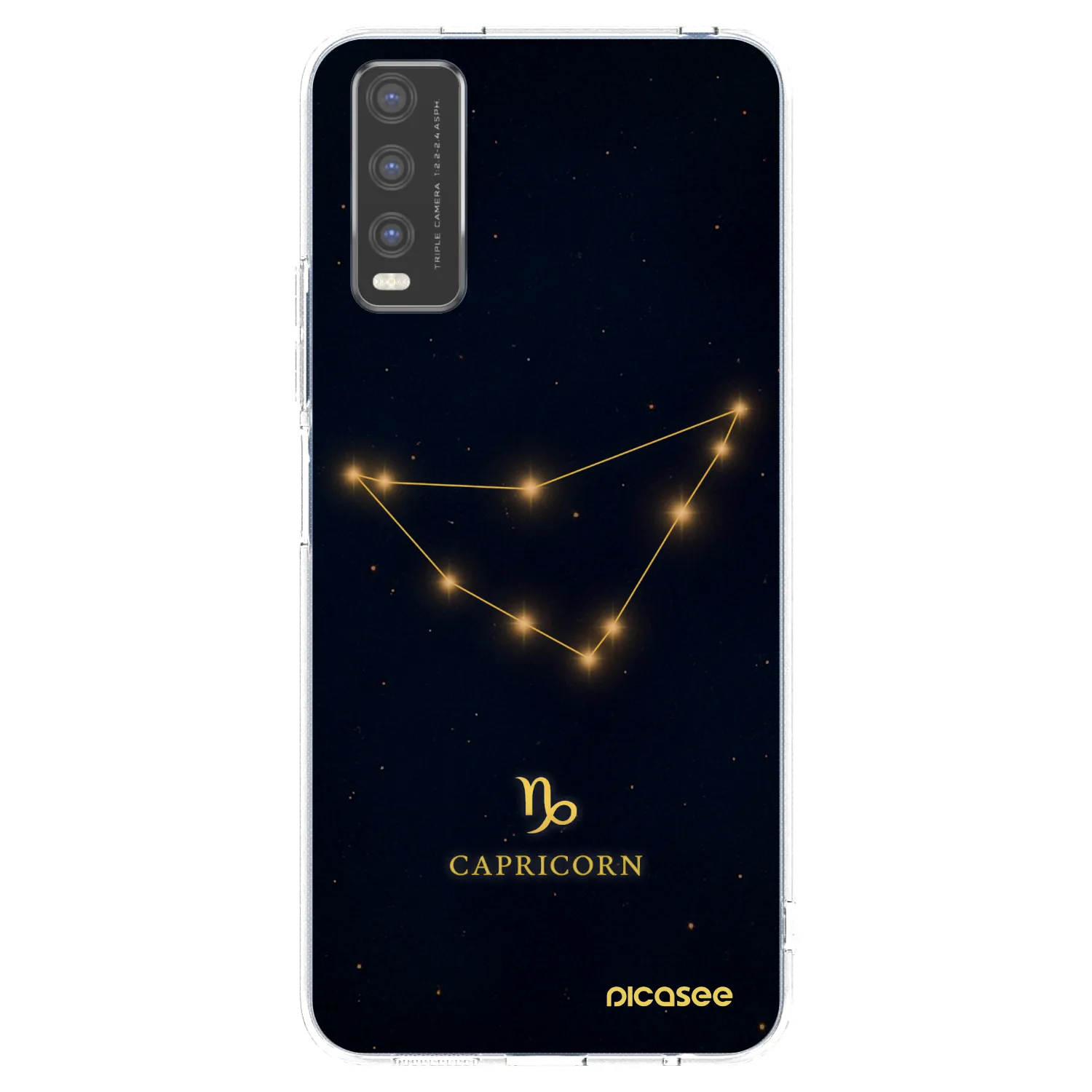 Picasee átlátszó szilikon tok az alábbi mobiltelefonokra Vivo Y20s - CAPRICORN