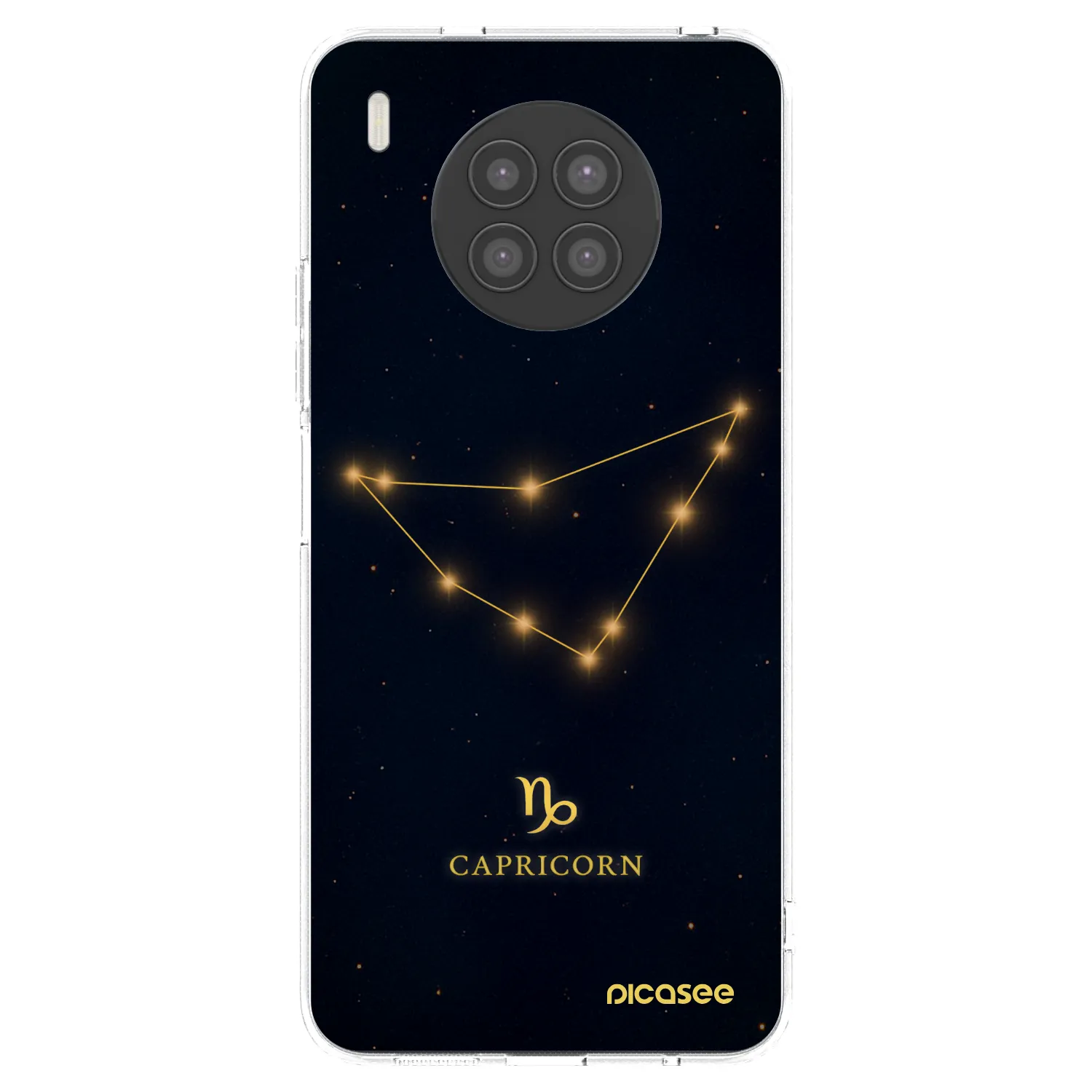 Picasee átlátszó szilikon tok az alábbi mobiltelefonokra Huawei Nova 8i - CAPRICORN
