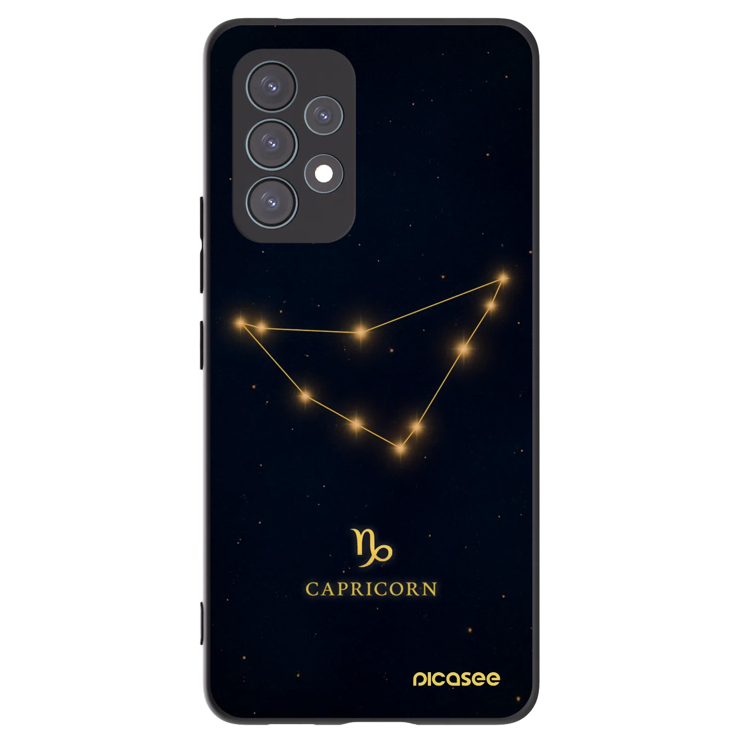 Picasee fekete szilikon tok az alábbi mobiltelefonokra Samsung Galaxy A53 5G A536 - CAPRICORN