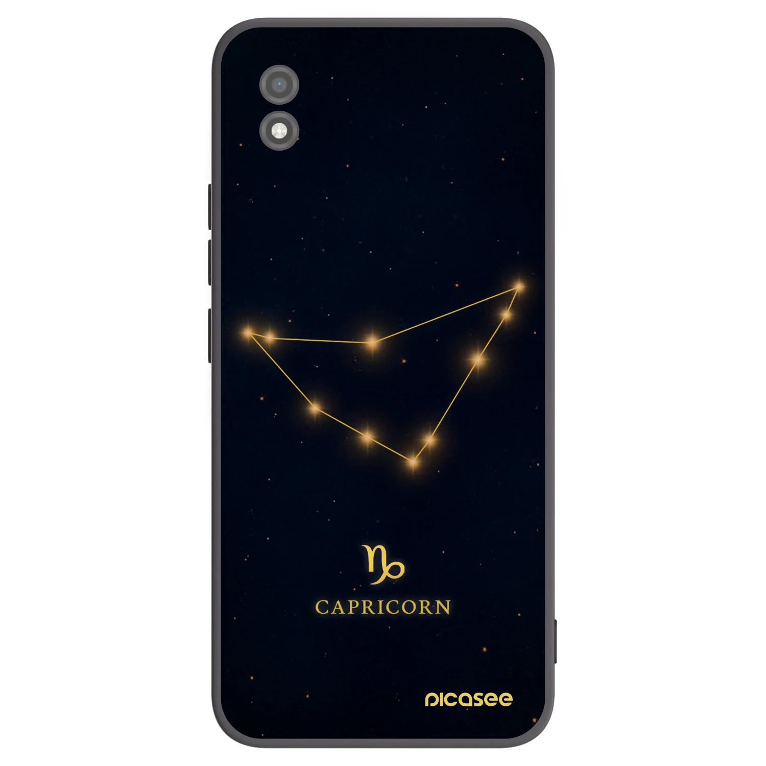 Picasee fekete szilikon tok az alábbi mobiltelefonokra Realme C11 (2021) - CAPRICORN