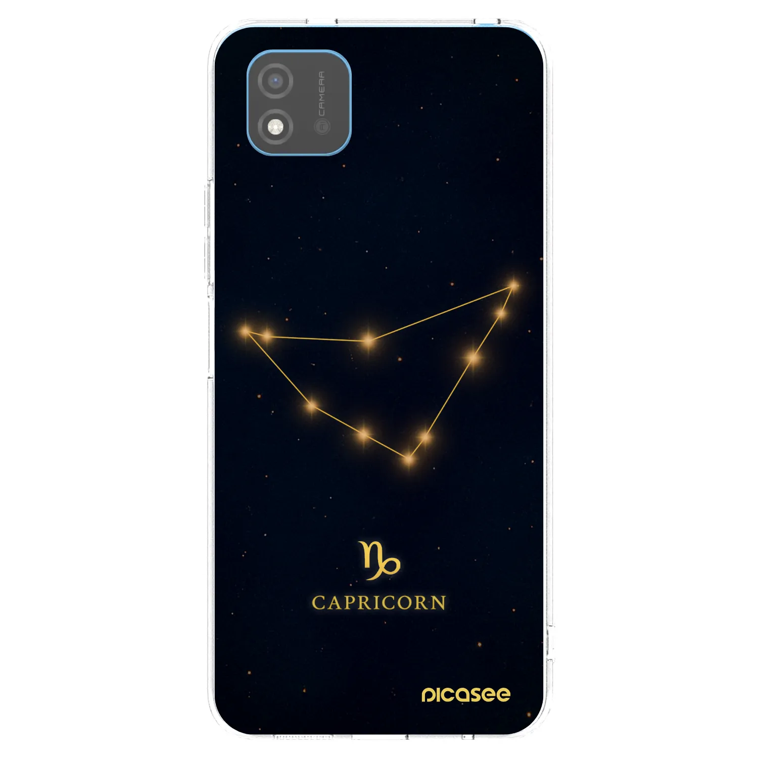 Picasee átlátszó szilikon tok az alábbi mobiltelefonokra Realme C11 (2021) - CAPRICORN