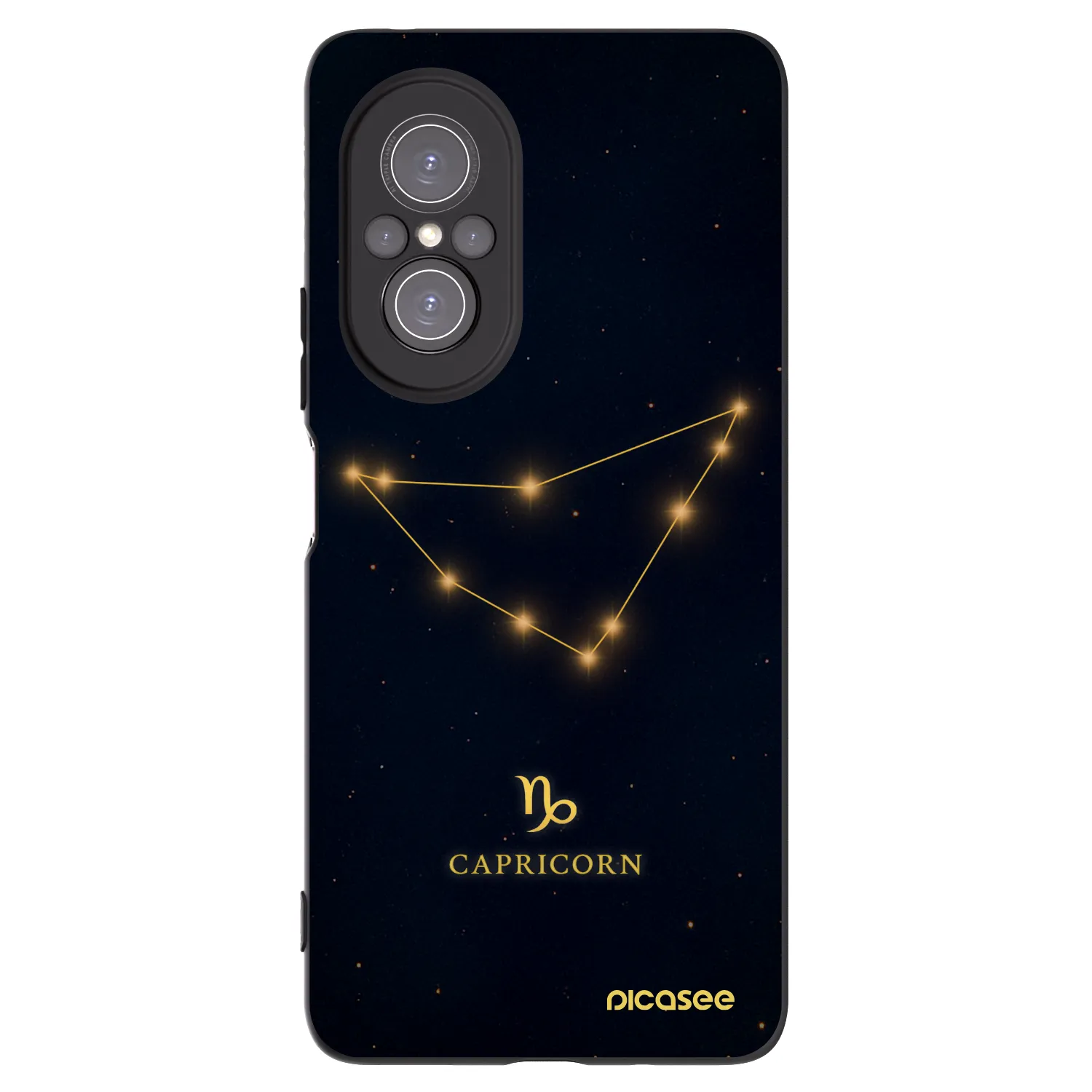 Picasee fekete szilikon tok az alábbi mobiltelefonokra Huawei Nova 9 SE - CAPRICORN