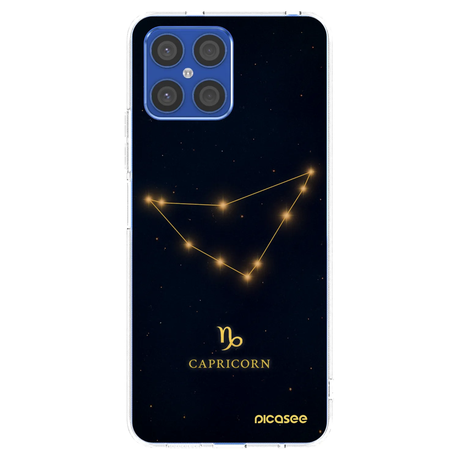Picasee átlátszó szilikon tok az alábbi mobiltelefonokra Honor X8 4G - CAPRICORN