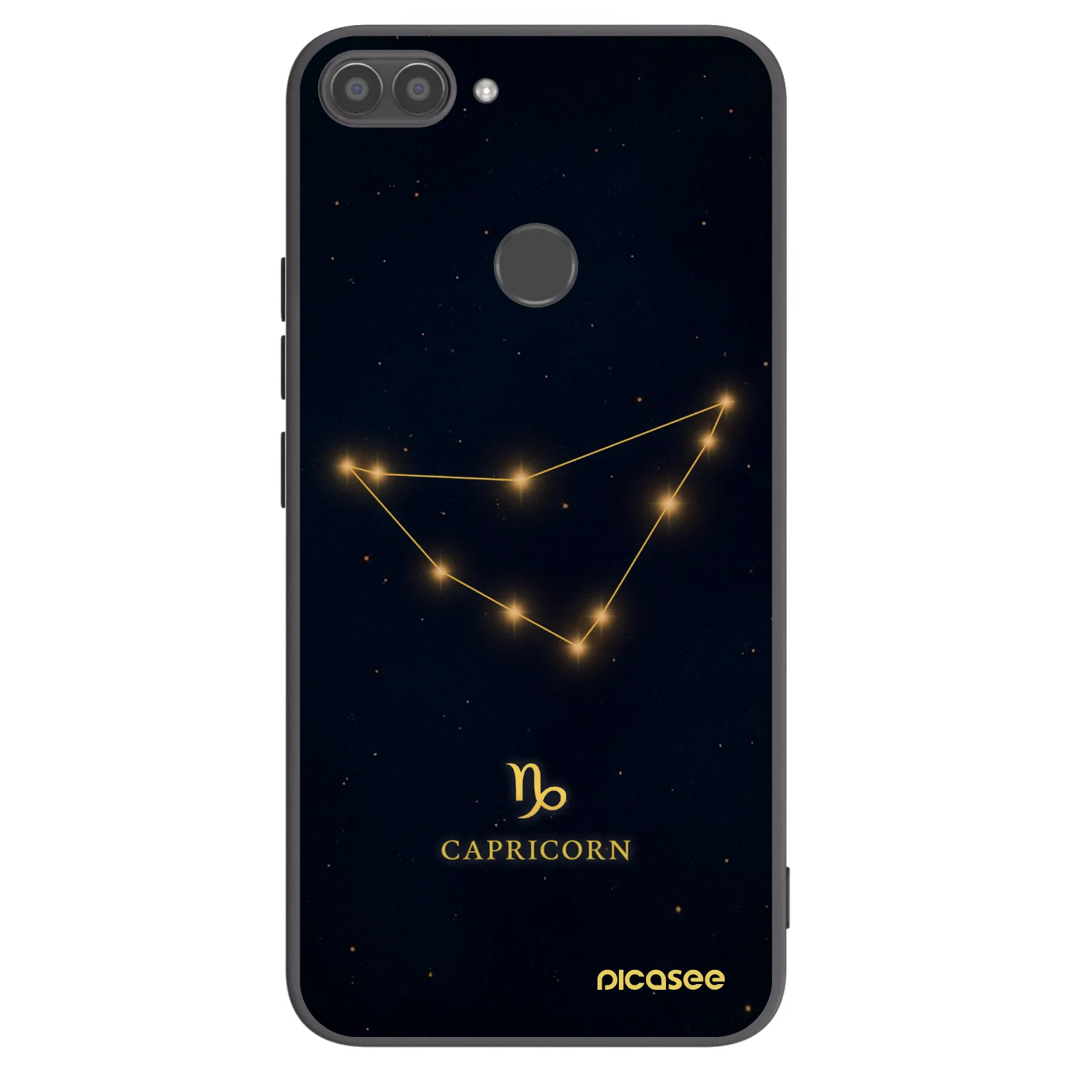 Picasee fekete szilikon tok az alábbi mobiltelefonokra Huawei P Smart - CAPRICORN