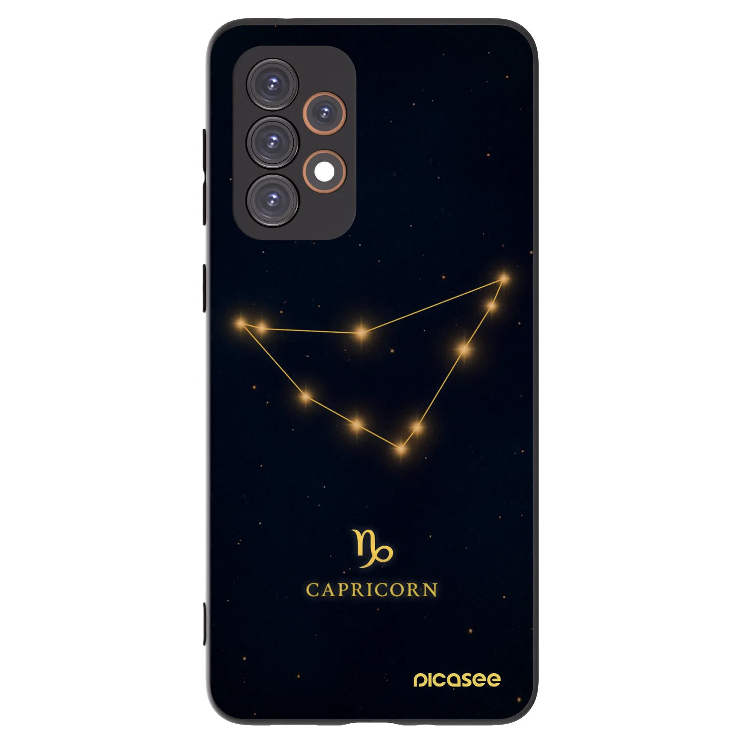 Picasee fekete szilikon tok az alábbi mobiltelefonokra Samsung Galaxy A33 5G A336 - CAPRICORN