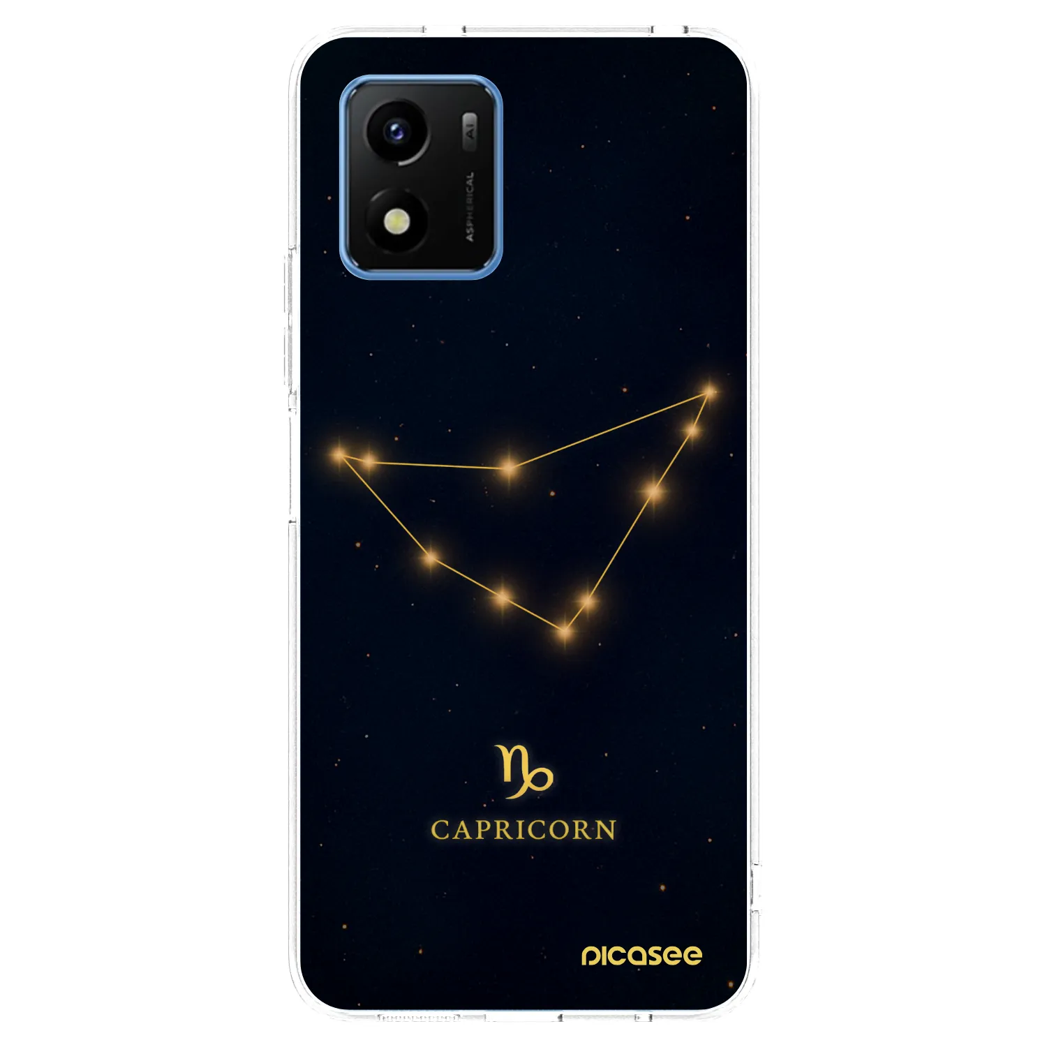Picasee átlátszó szilikon tok az alábbi mobiltelefonokra Vivo Y01 - CAPRICORN