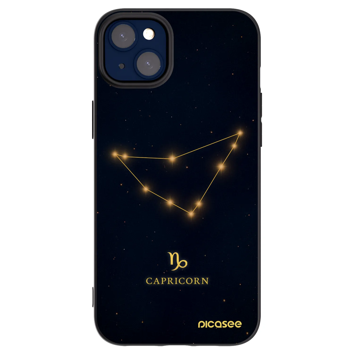 Picasee fekete szilikon tok az alábbi mobiltelefonokra Apple iPhone 14 Plus - CAPRICORN