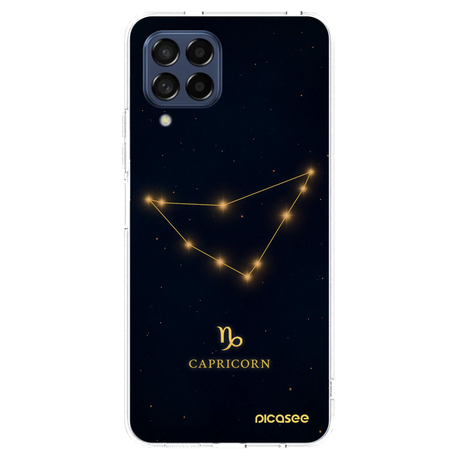 Picasee átlátszó szilikon tok az alábbi mobiltelefonokra Samsung Galaxy M53 5G - CAPRICORN