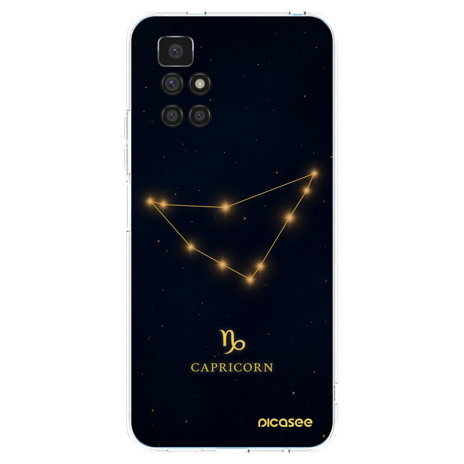 Picasee átlátszó szilikon tok az alábbi mobiltelefonokra Xiaomi Redmi 10 (2022) - CAPRICORN