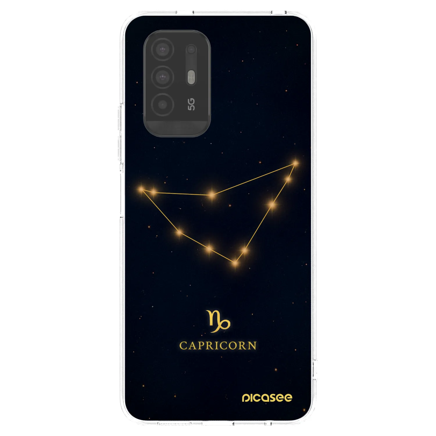 Picasee átlátszó szilikon tok az alábbi mobiltelefonokra OPPO A94 5G - CAPRICORN