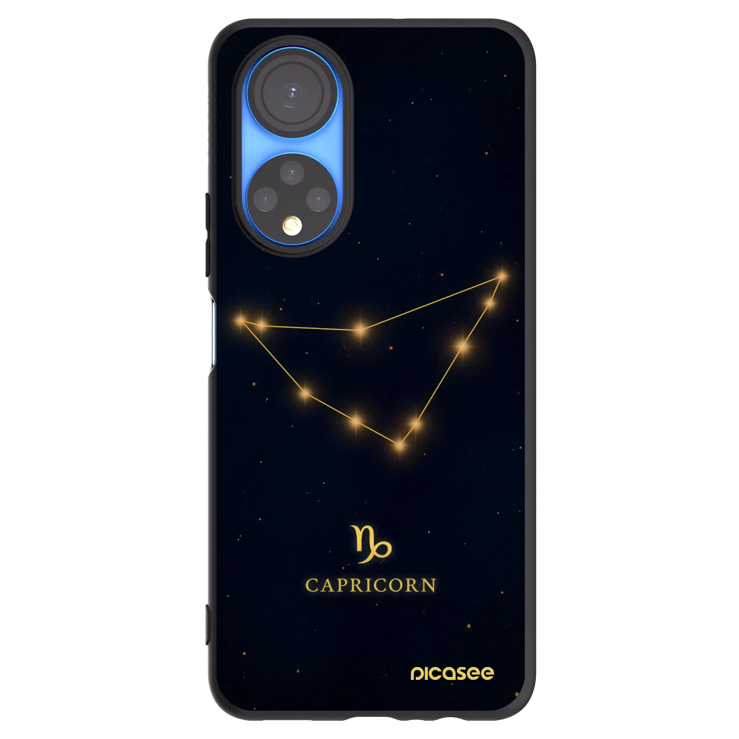 Picasee fekete szilikon tok az alábbi mobiltelefonokra Honor X7 - CAPRICORN