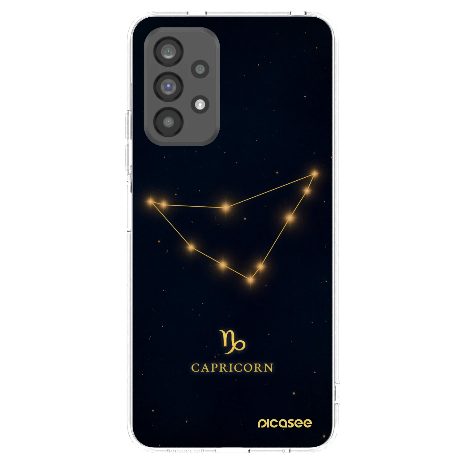 Picasee átlátszó szilikon tok az alábbi mobiltelefonokra Samsung Galaxy A73 5G - CAPRICORN