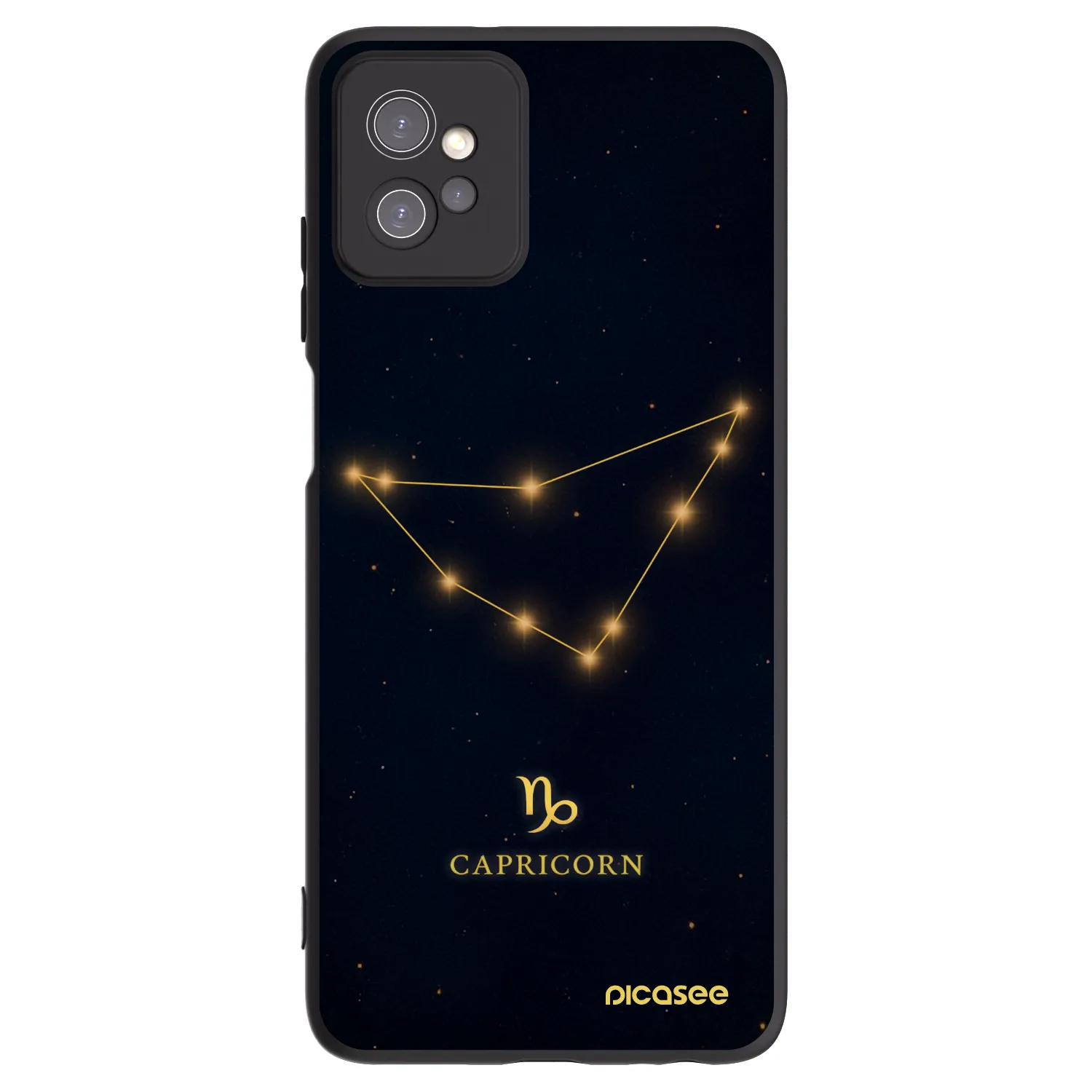 Picasee fekete szilikon tok az alábbi mobiltelefonokra Motorola Moto G32 - CAPRICORN