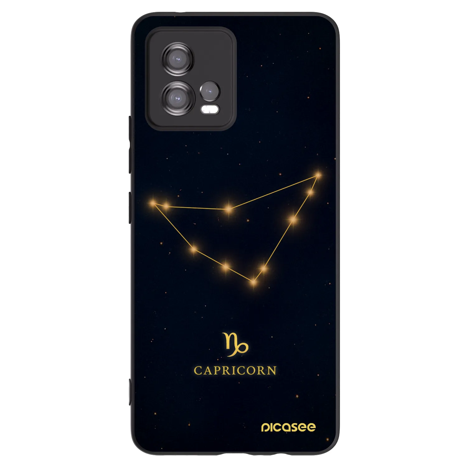 Picasee fekete szilikon tok az alábbi mobiltelefonokra Motorola Moto G72 - CAPRICORN
