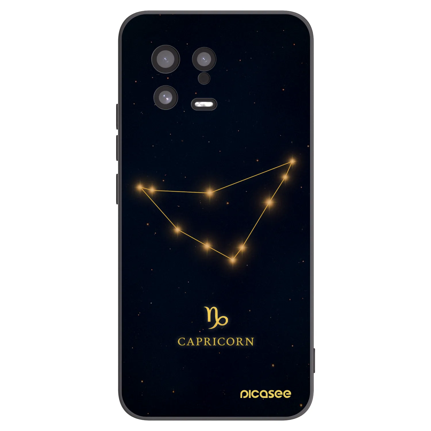 Picasee fekete szilikon tok az alábbi mobiltelefonokra Xiaomi 13 - CAPRICORN