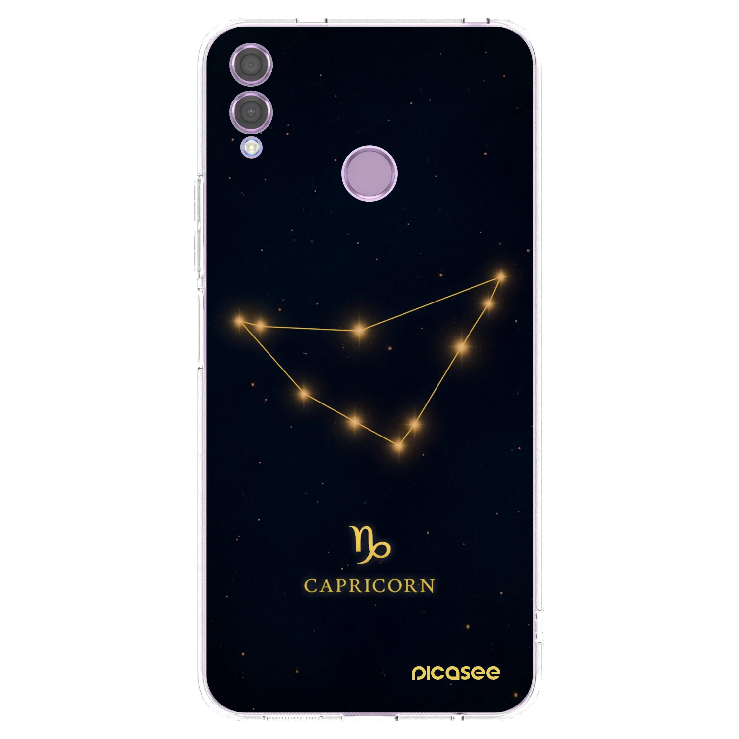 Picasee átlátszó szilikon tok az alábbi mobiltelefonokra Honor 8X - CAPRICORN