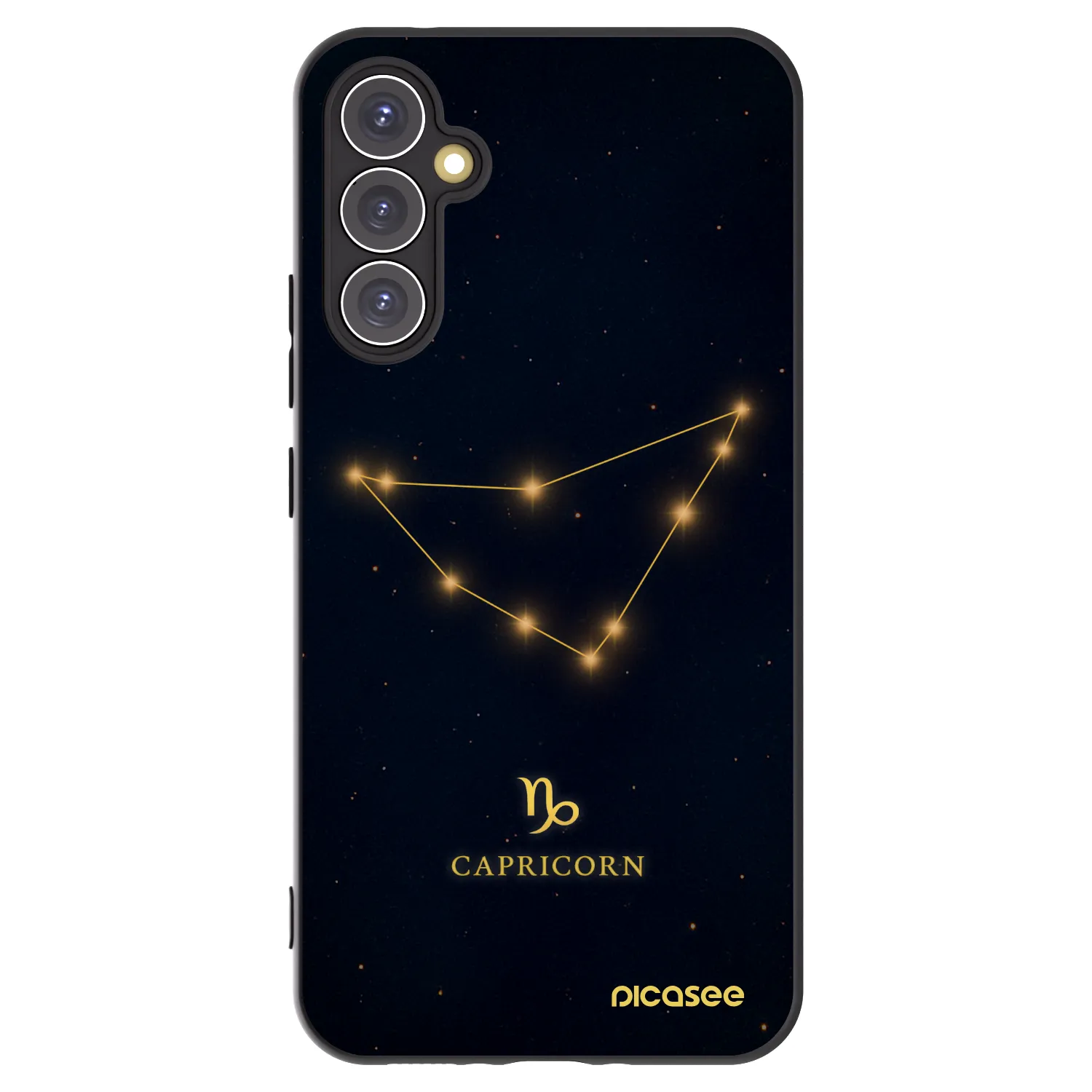 Picasee fekete szilikon tok az alábbi mobiltelefonokra Samsung Galaxy A34 5G A346B - CAPRICORN